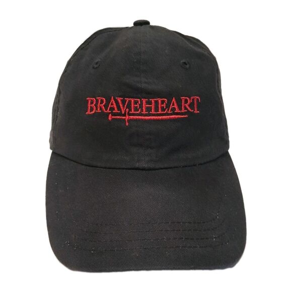 Rare vintage 90s Braveheart William Wallace Promo movie Black hat Cap 95 Sword